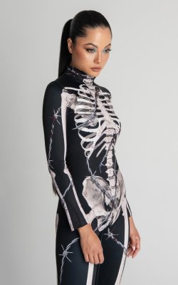 Angel Skeleton Halloween Costume Women, Get Your Spooky Vibes with This Halloween full Body Suit