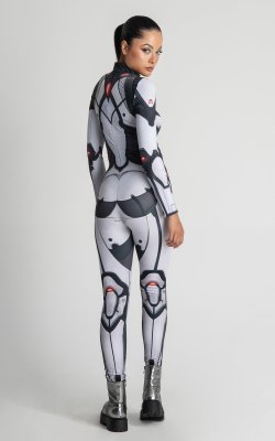 Droid Costume, Festival Outfit, Cosplay Costume for Women: Unleash Your Inner Robot with Our Futuristic Droid Costume