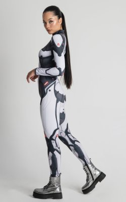 Droid Costume, Festival Outfit, Cosplay Costume for Women: Unleash Your Inner Robot with Our Futuristic Droid Costume