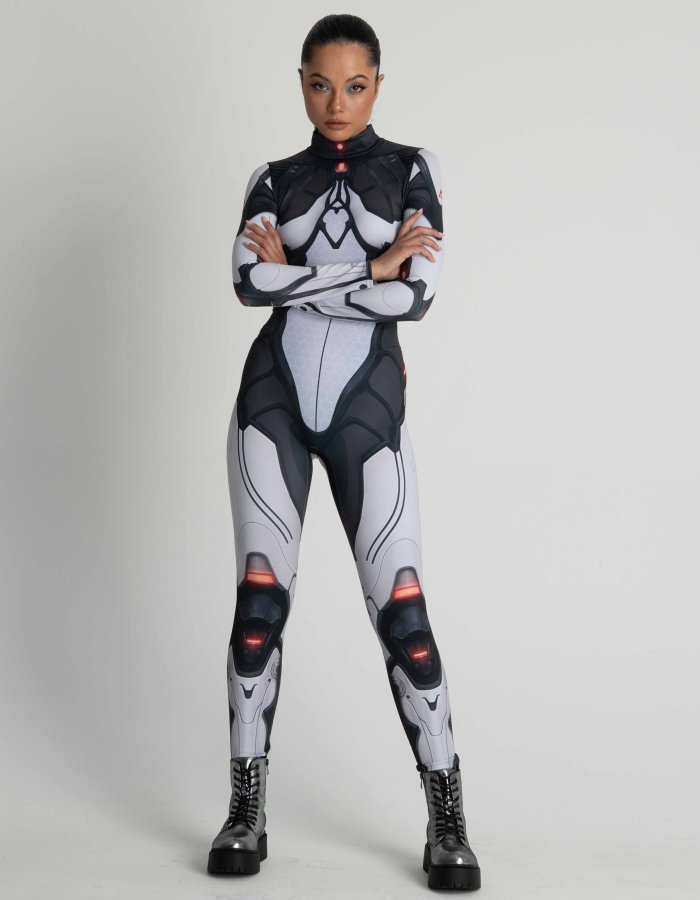 Droid Costume, Festival Outfit, Cosplay Costume for Women: Unleash Your Inner Robot with Our Futuristic Droid Costume