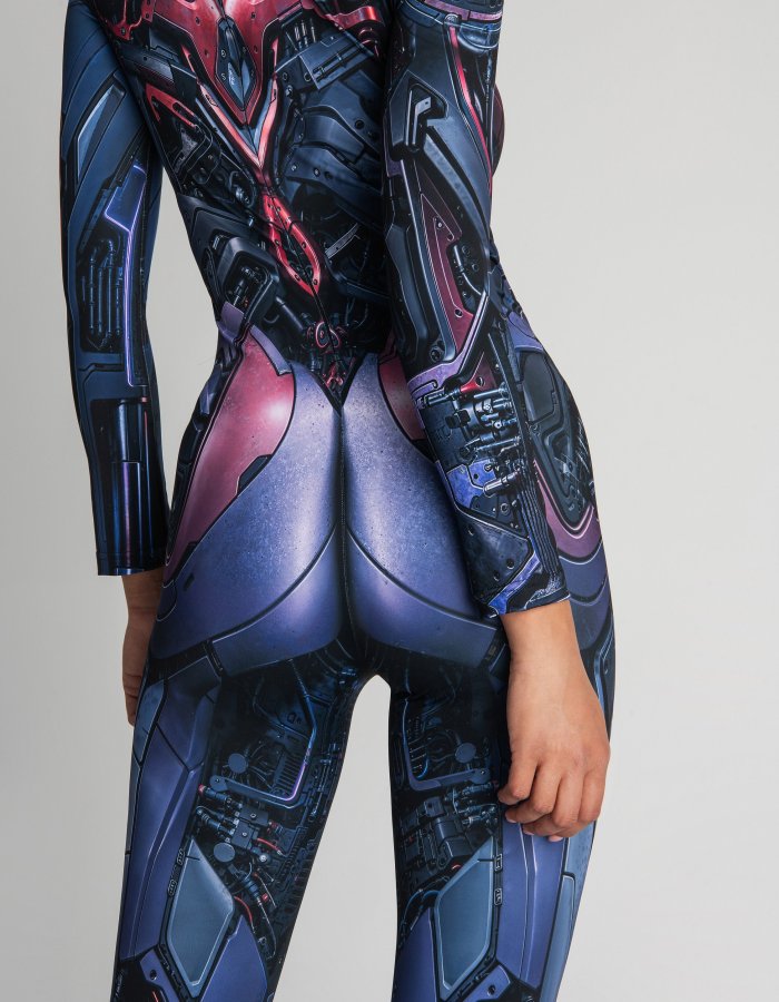 Cosplay Cyborg Armor Costume, Robot Bodysuit - Unleash Your Inner Machine! Sci-Fi Cosplay