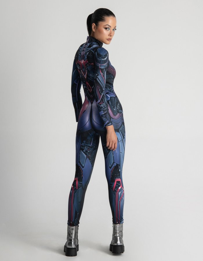 Cosplay Cyborg Armor Costume, Robot Bodysuit - Unleash Your Inner Machine! Sci-Fi Cosplay